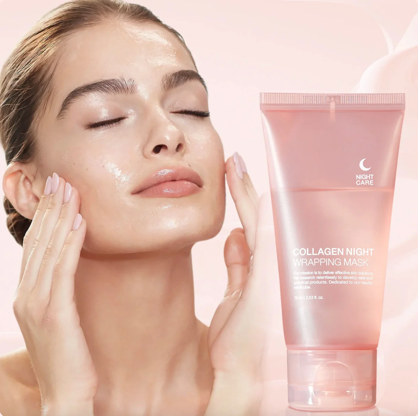 GlameSkin™ Kollagen Nattmask